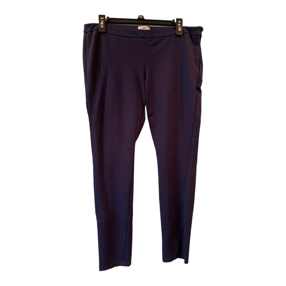 Merona Navy Blue Stretchy Dress Pants Slacks Size 14 - Picture 2 of 5